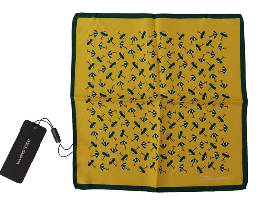 Dolce & Gabbana Elegant Silk Men'S Square Scarf Wrap