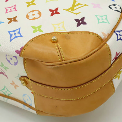 Louis Vuitton White Canvas Greta