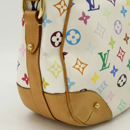 Louis Vuitton White Canvas Greta