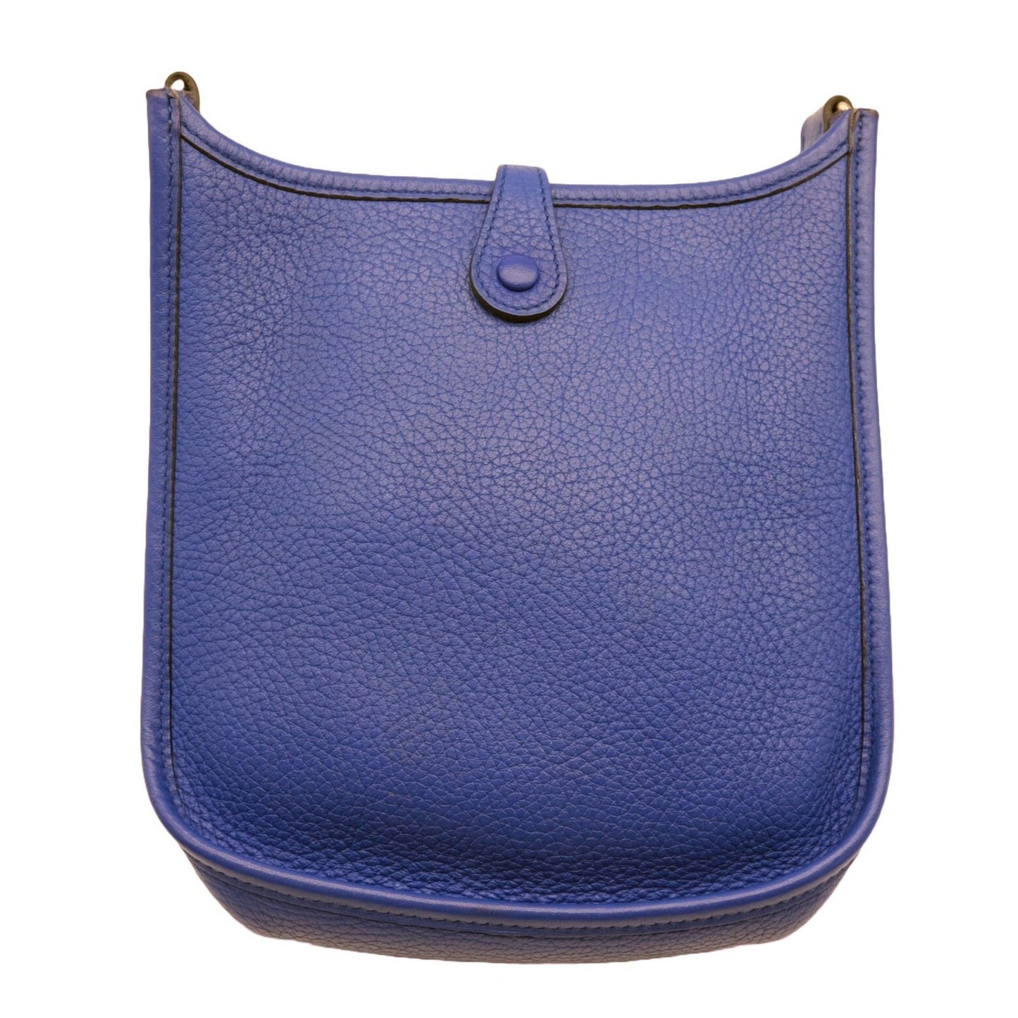 Hermès Blue Leather Evelyne