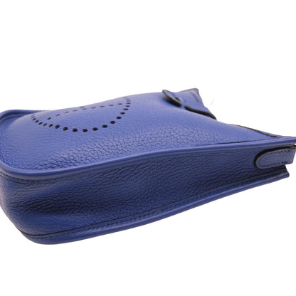 Hermès Blue Leather Evelyne