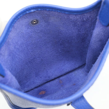 Hermès Blue Leather Evelyne