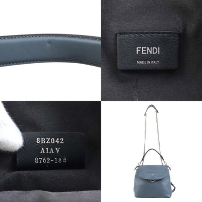 Fendi Blue Leather Back To School