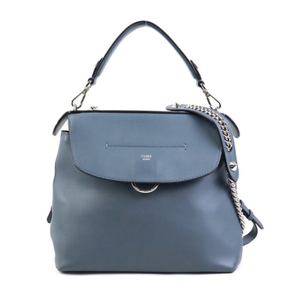 Fendi Blue Leather Back To School