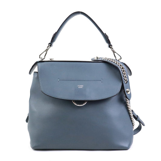 Fendi Blue Leather Back To School