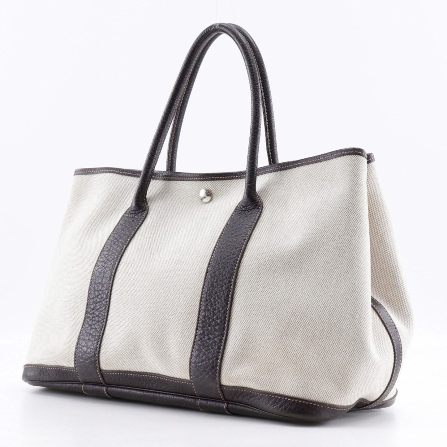 Hermès Gray Canvas Garden Party