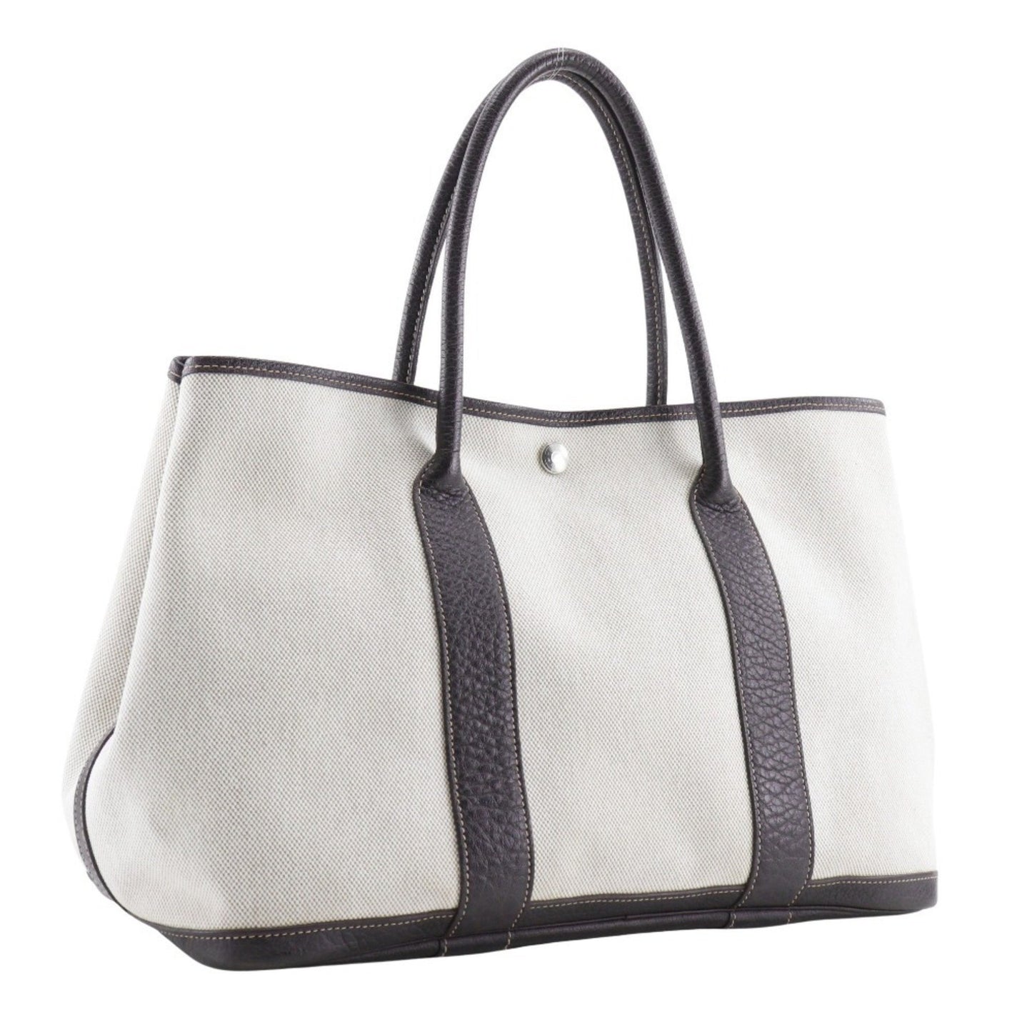 Hermès Gray Canvas Garden Party