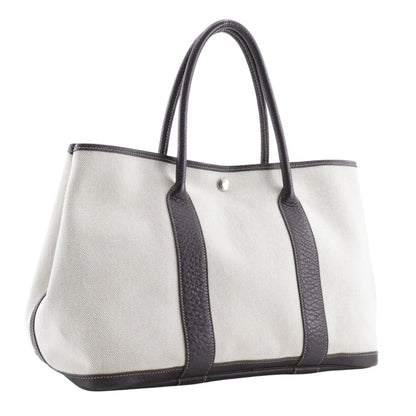 Hermès Gray Canvas Garden Party