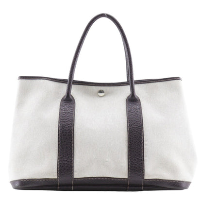 Hermès Gray Canvas Garden Party