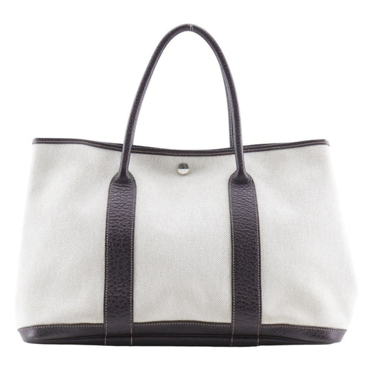 Hermès Gray Canvas Garden Party