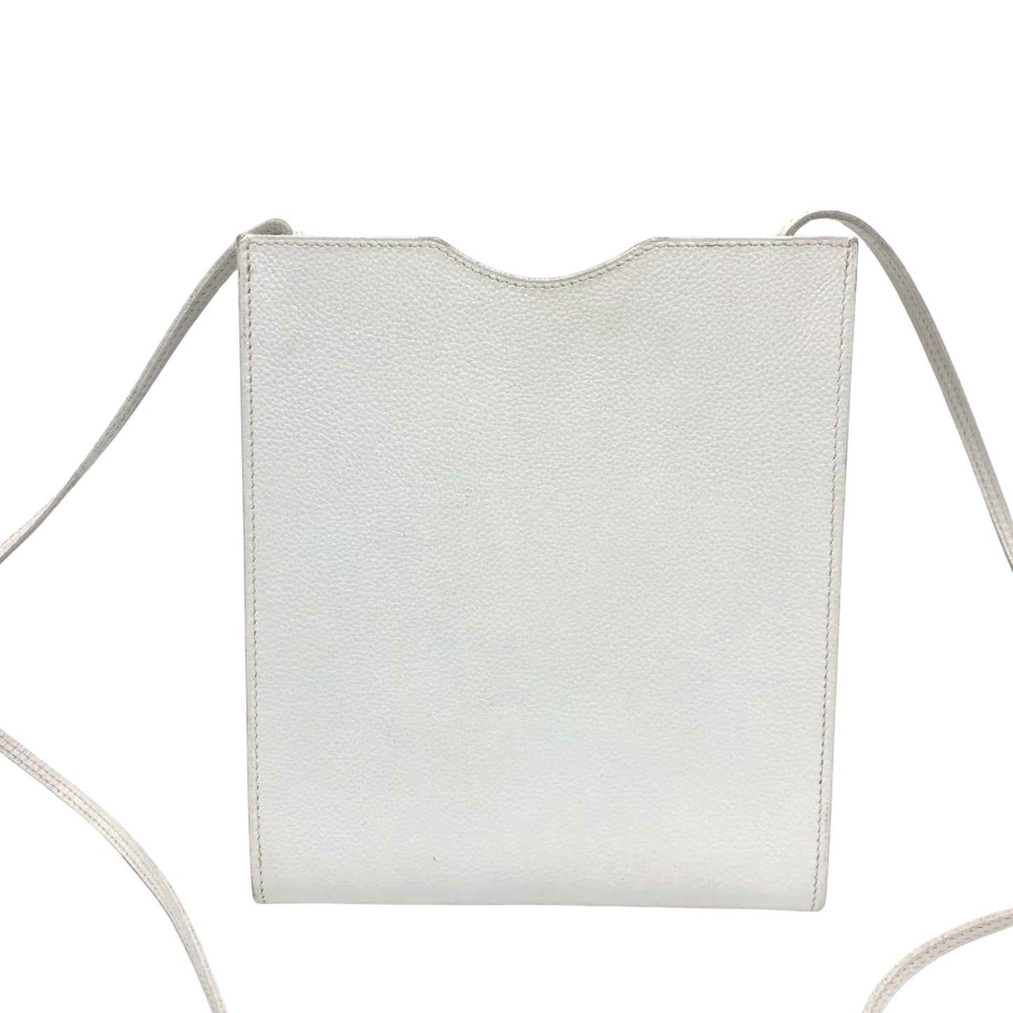 Hermès White Leather Onimetou