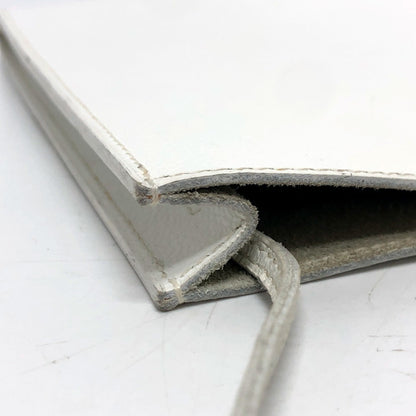Hermès White Leather Onimetou