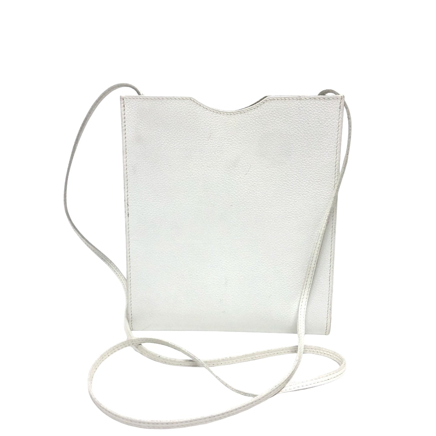 Hermès White Leather Onimetou