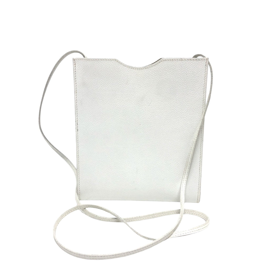 Hermès White Leather Onimetou