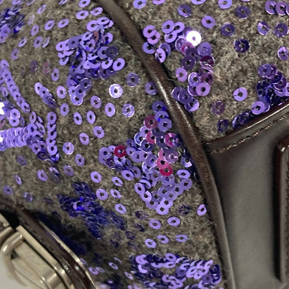 Louis Vuitton Purple Leather Handbag