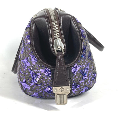 Louis Vuitton Purple Leather Handbag