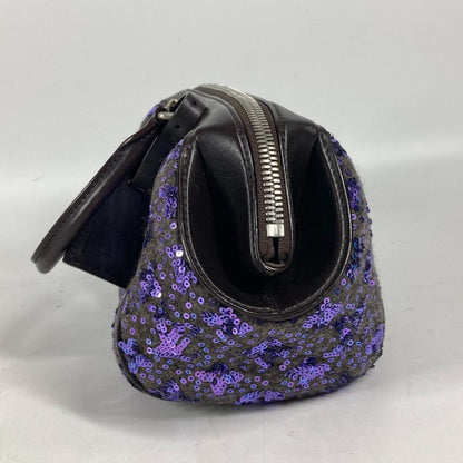Louis Vuitton Purple Leather Handbag
