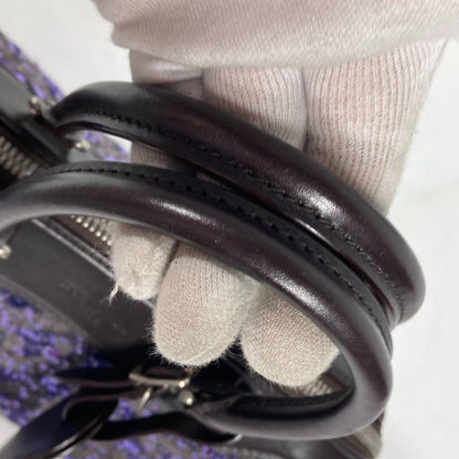 Louis Vuitton Purple Leather Handbag