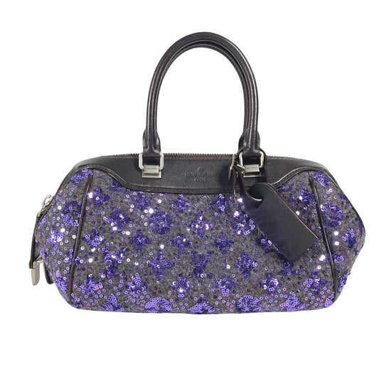 Louis Vuitton Purple Leather Handbag