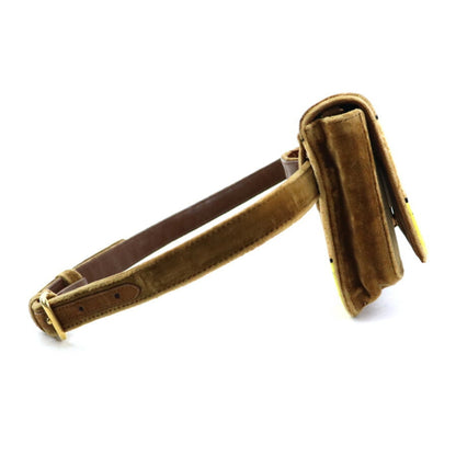 Prada Brown Velvet Cahier