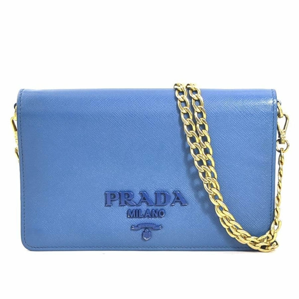 Chanel Blue Leather Flap Bag