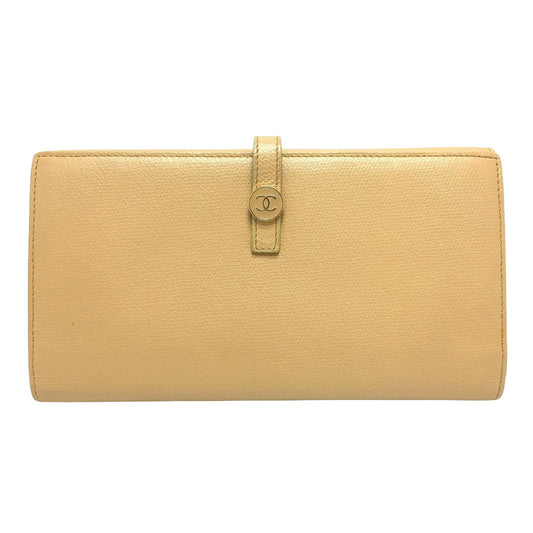 Chanel Brown Leather Wallet