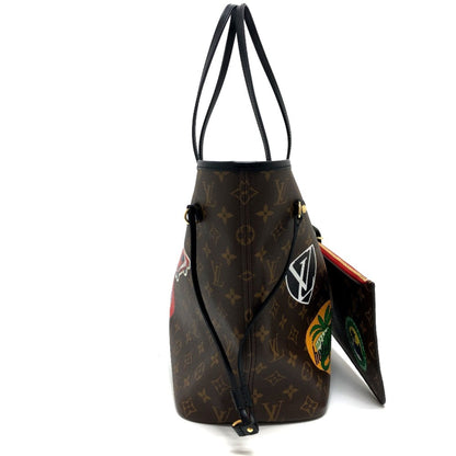 Louis Vuitton Brown Canvas Neverfull Mm