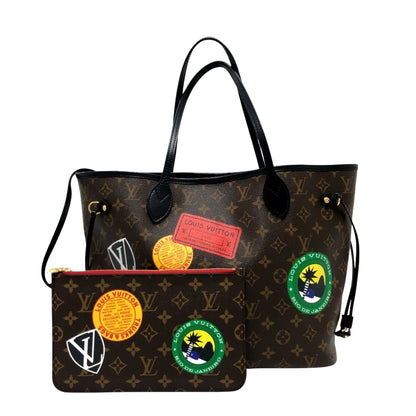 Louis Vuitton Brown Canvas Neverfull Mm
