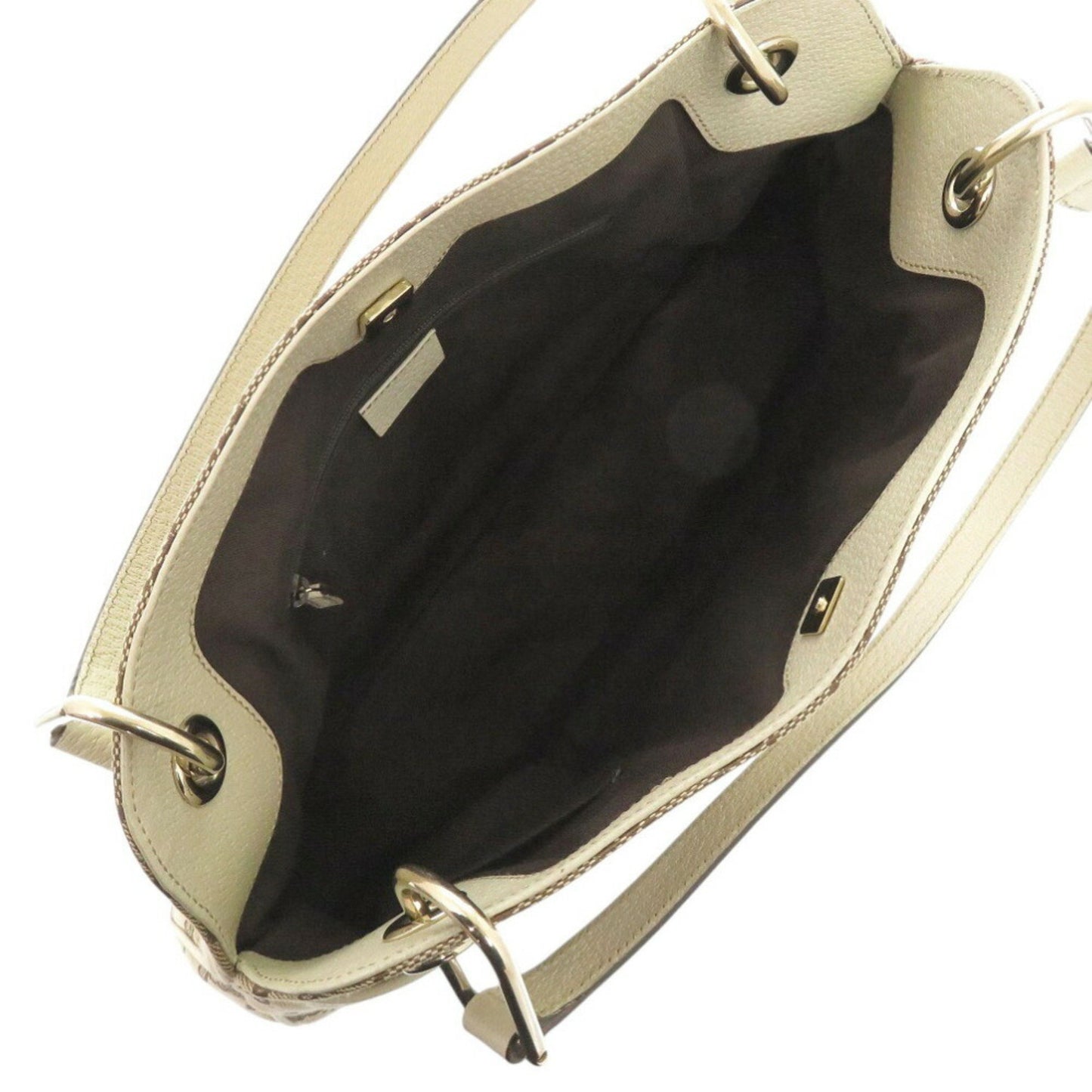Gucci Brown Canvas Tote