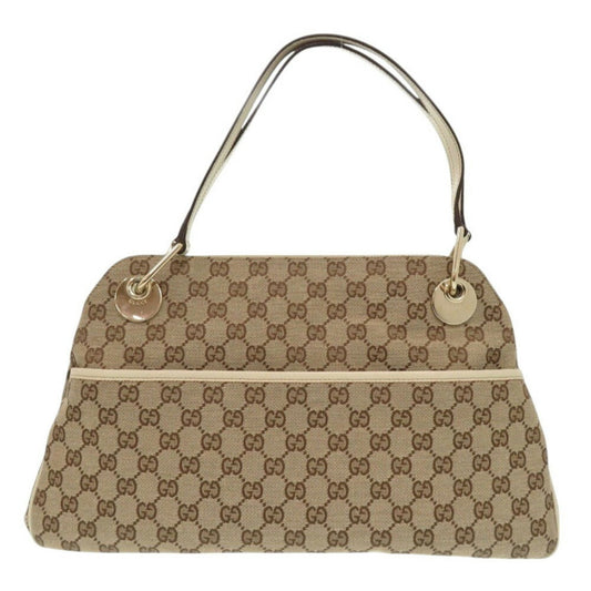 Gucci Brown Canvas Tote