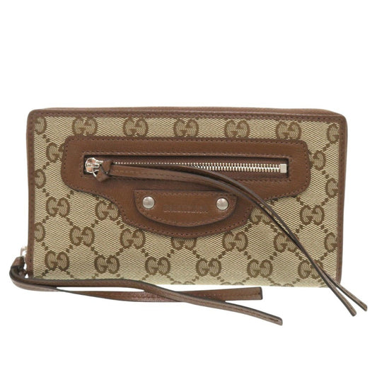 Gucci Brown Canvas Wallet