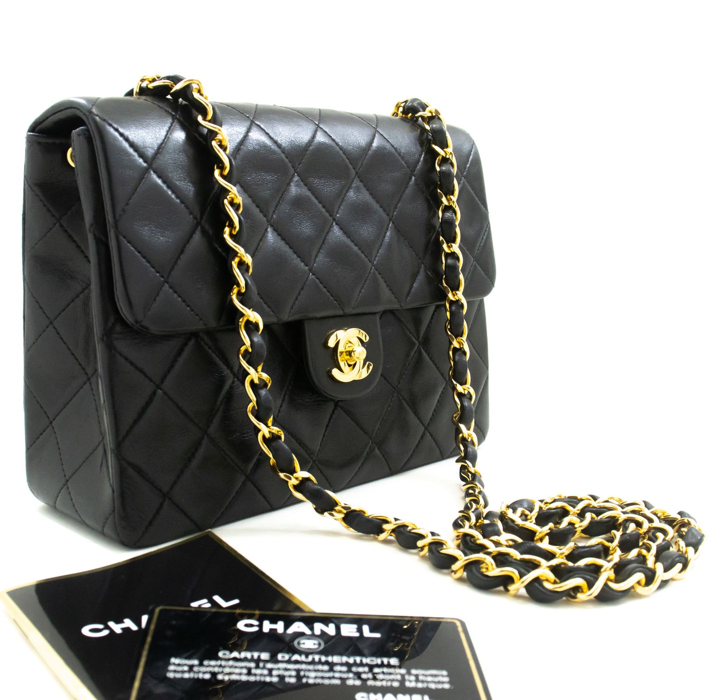Chanel Black Leather Timeless