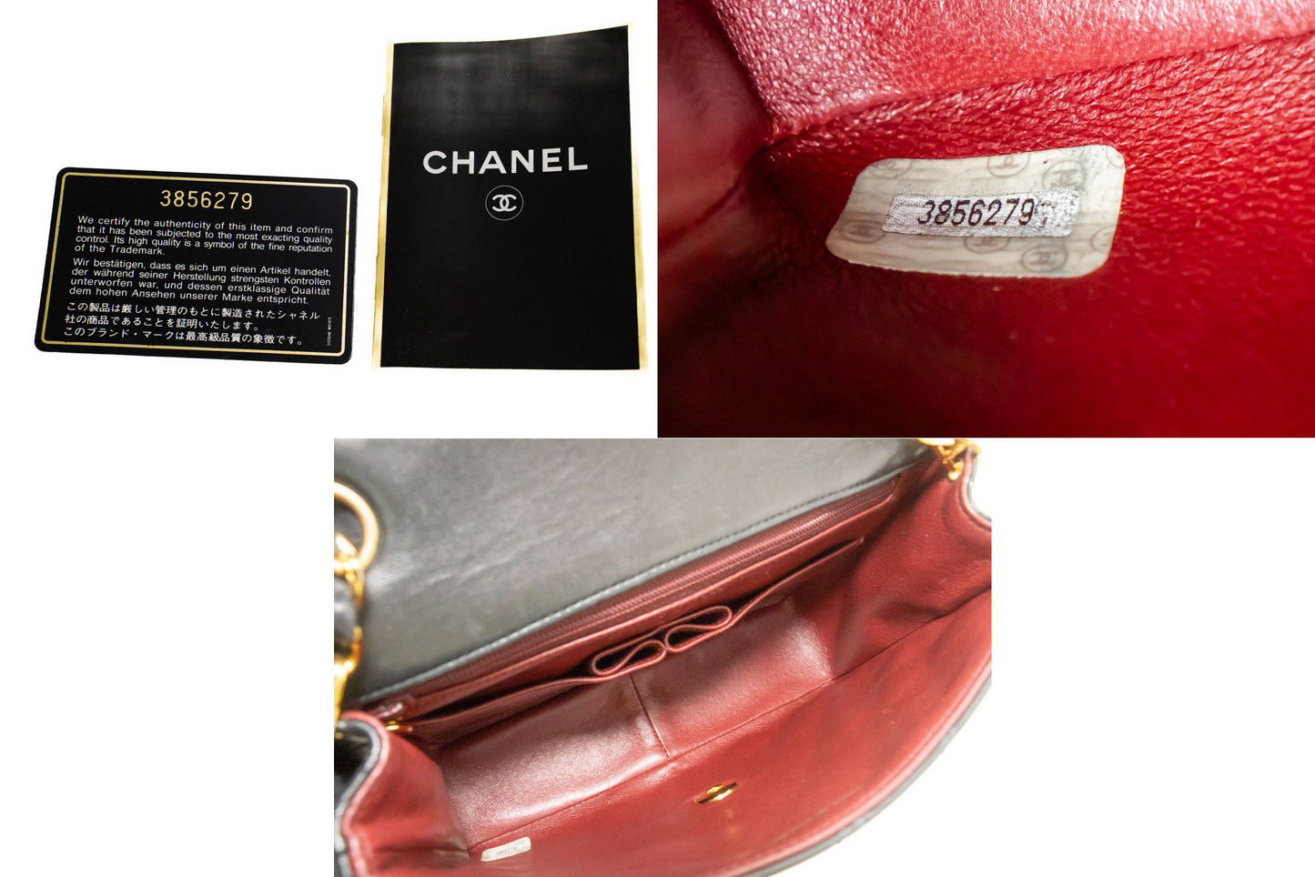 Chanel Black Leather Timeless