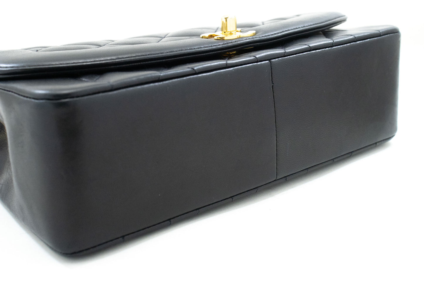 Chanel Black Leather Diana