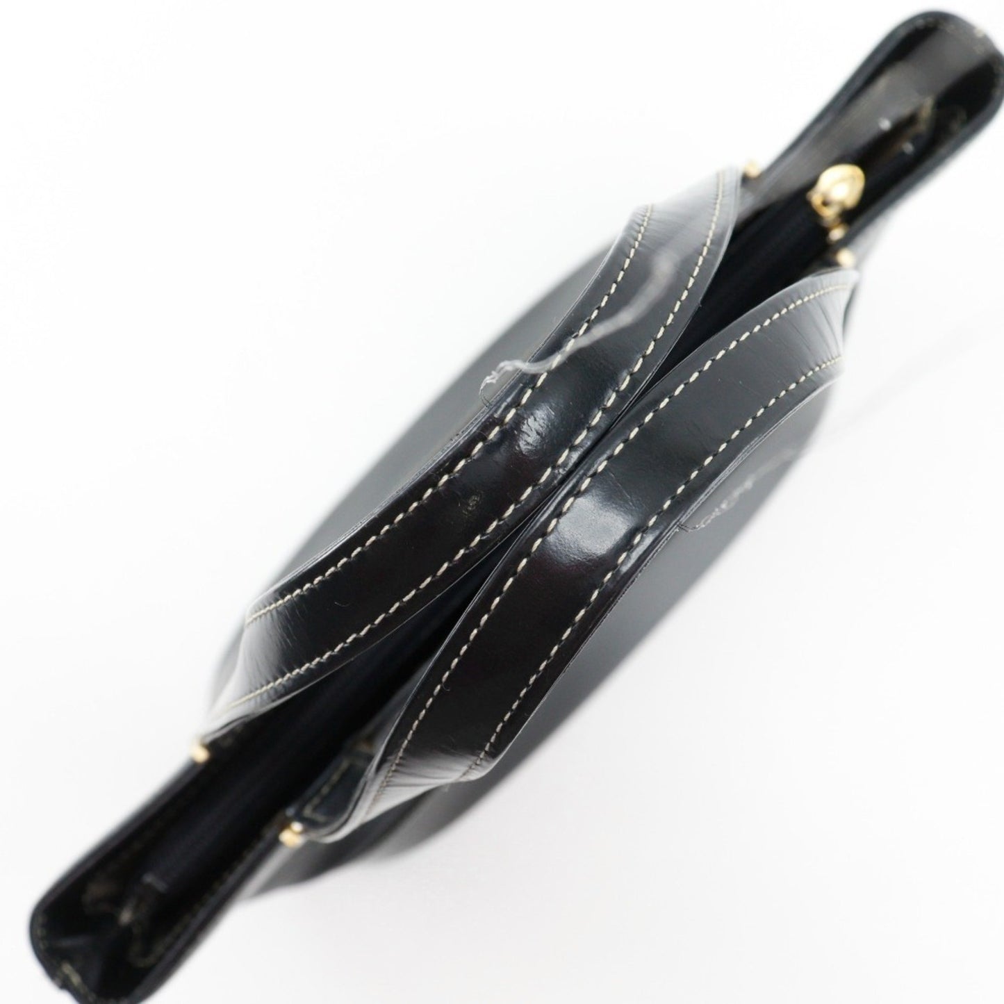 Burberry Black Pony-style Calfskin Handbag