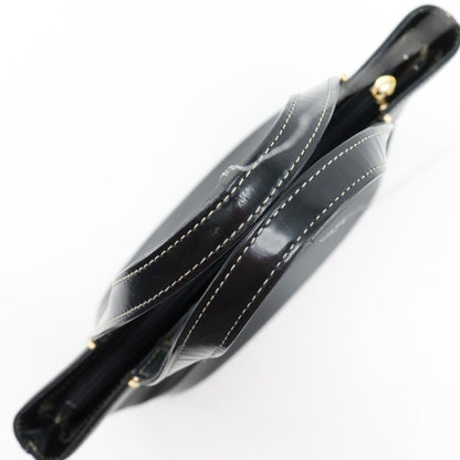 Burberry Black Pony-style Calfskin Handbag