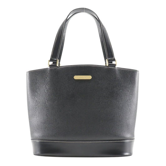 Burberry Black Pony-style Calfskin Handbag