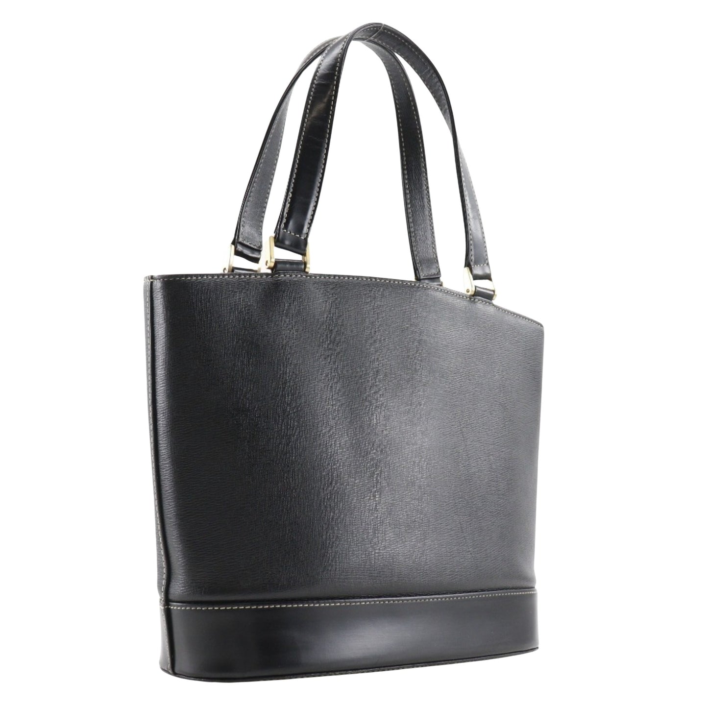 Burberry Black Pony-style Calfskin Handbag