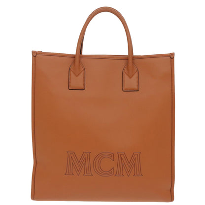 Mcm Brown Leather Klassik Tote