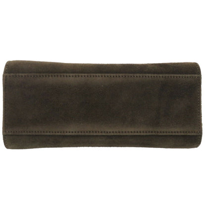 Hermès Brown Suede Kelly Sport