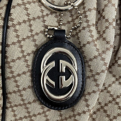 Gucci Brown Canvas Sukey
