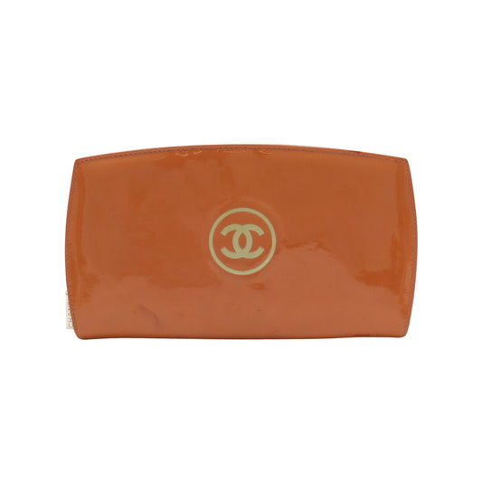 Chanel Orange Leather Wallet