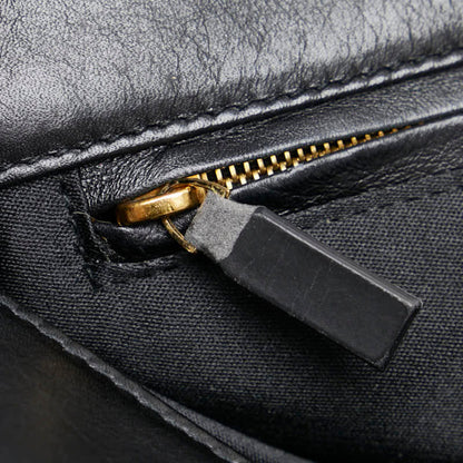 Versace Black Leather Handbag