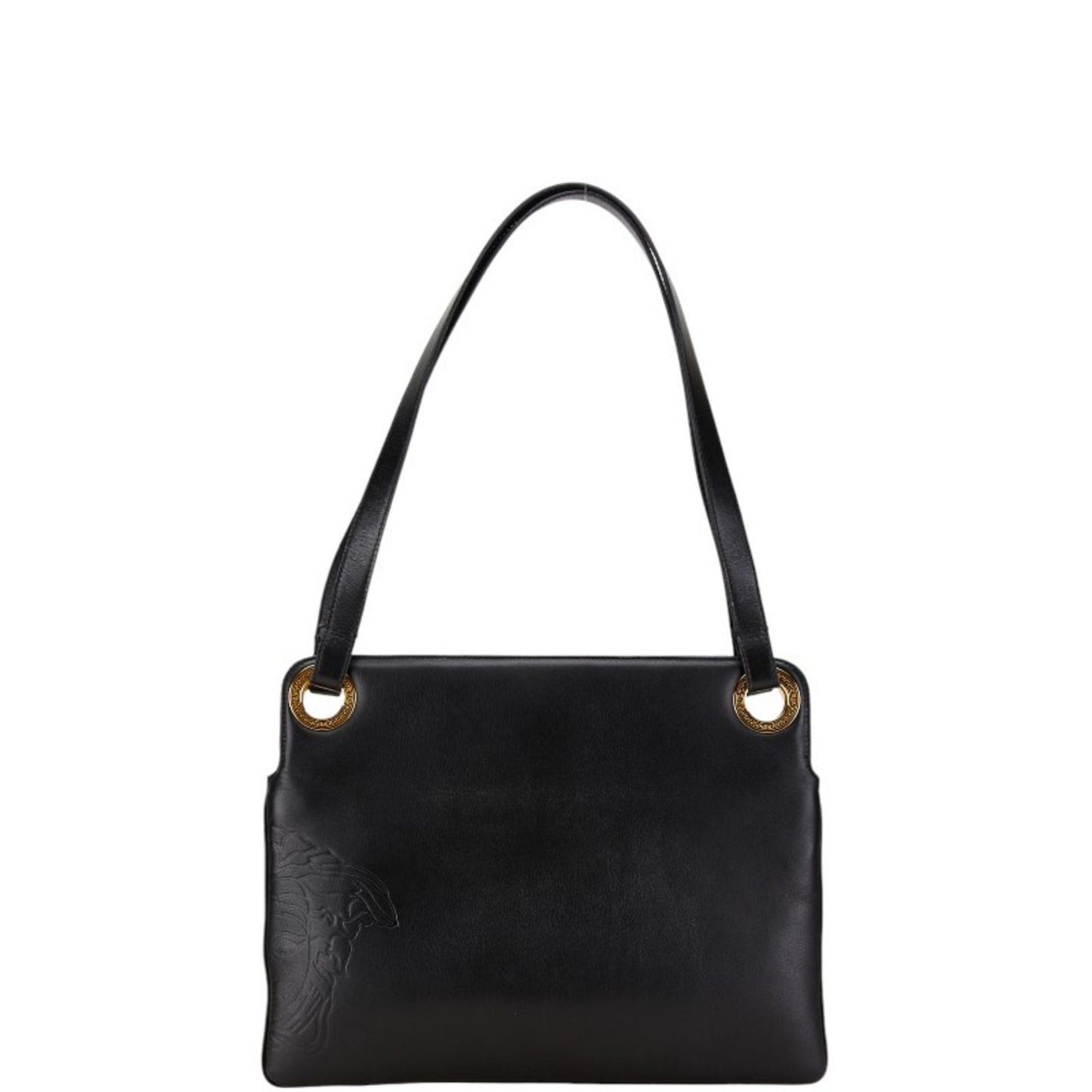 Versace Black Leather Handbag