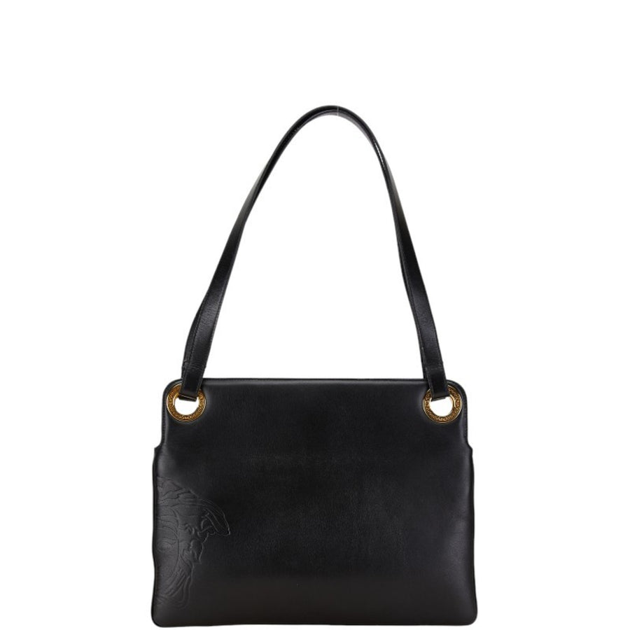 Versace Black Leather Handbag