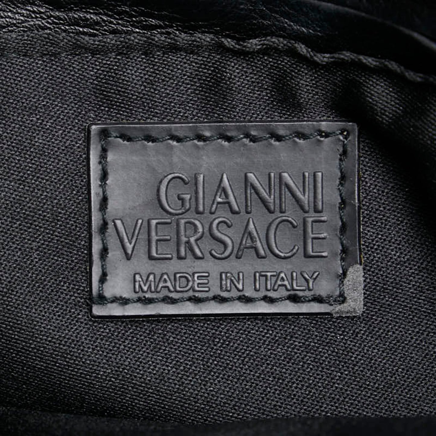 Versace Black Leather Handbag