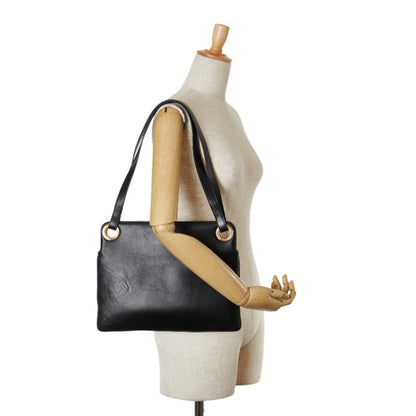 Versace Black Leather Handbag