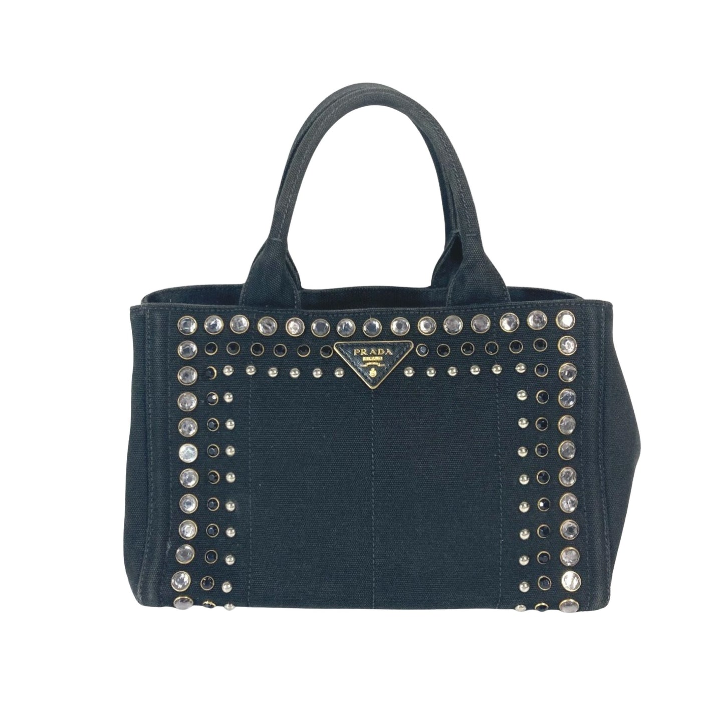 Prada Black Canvas Canapa