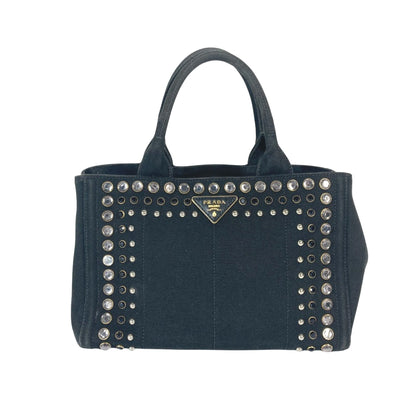 Prada Black Canvas Canapa