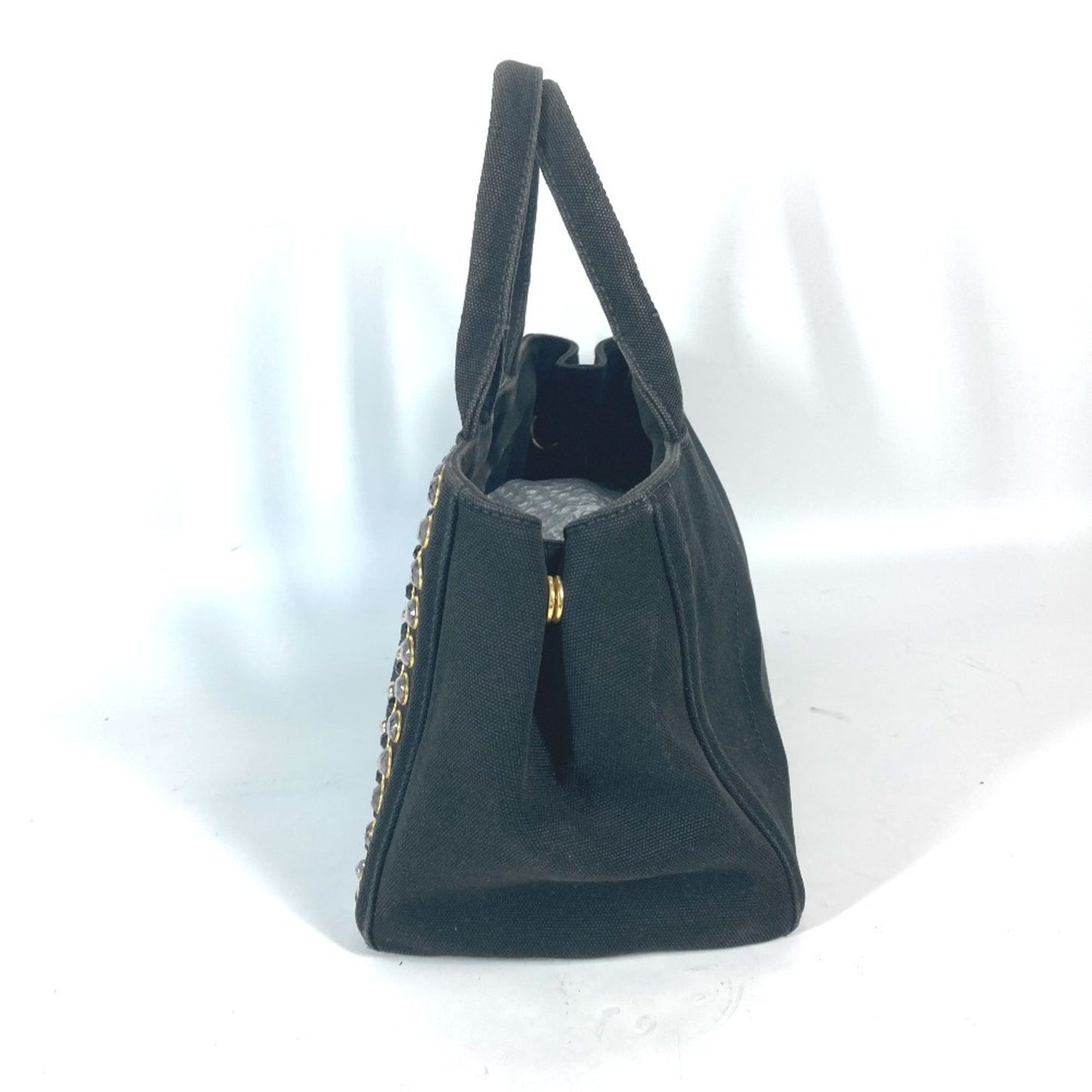 Prada Black Canvas Canapa